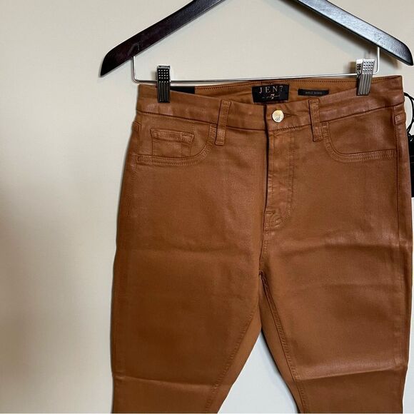 Jen7 by 7 For All Mankind Coated Ankle Skinny Jeans - Picture 3 of 9